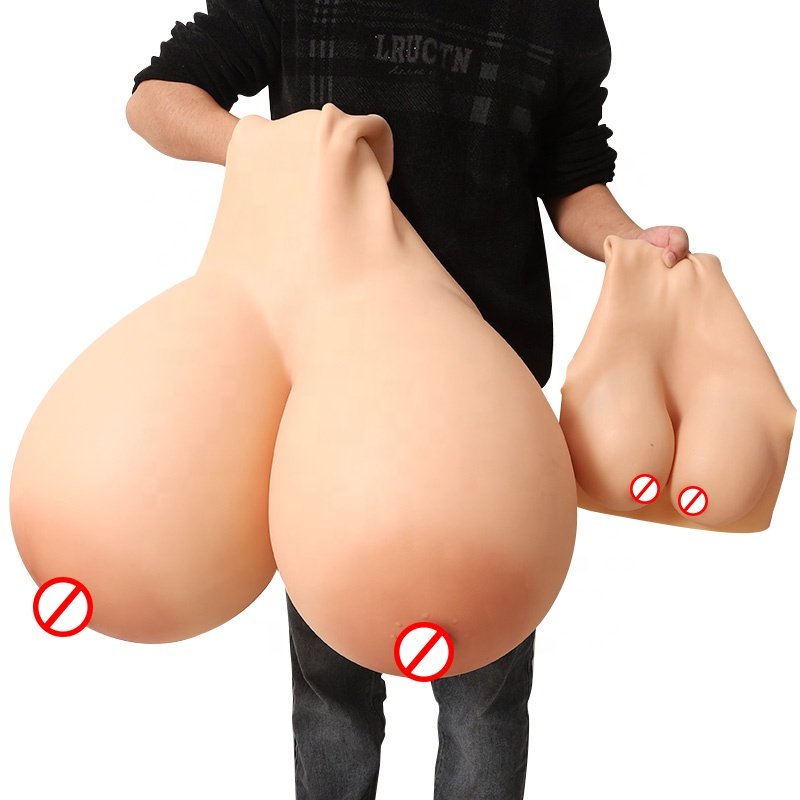 Sexy Artificial Large Breasts big cup Realistic Boobs large Huge Fake silicone Breast Form For women or men