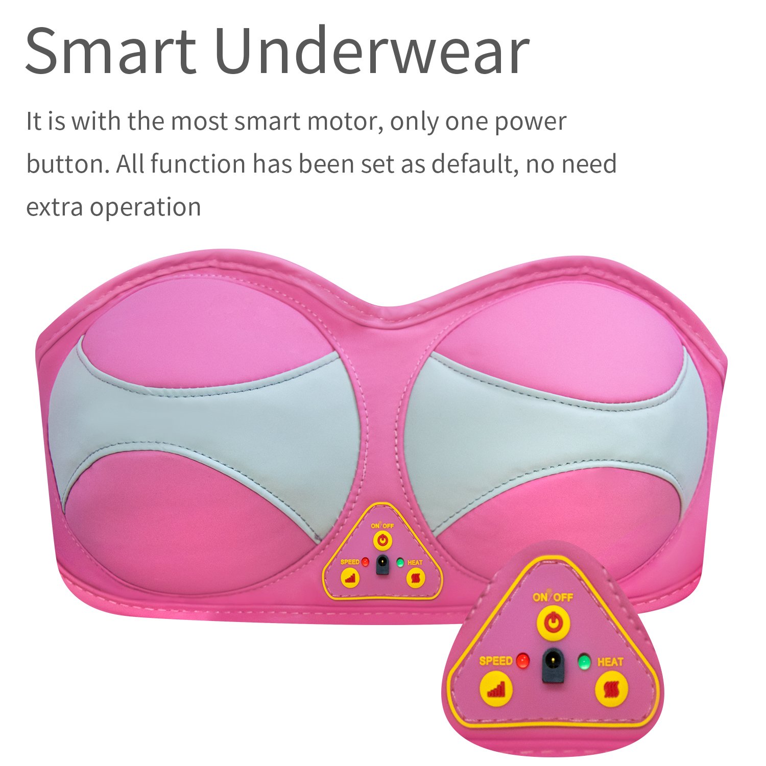 Heated Bra Massage Breast Form Breast Massager Electric Breast Enhancer
