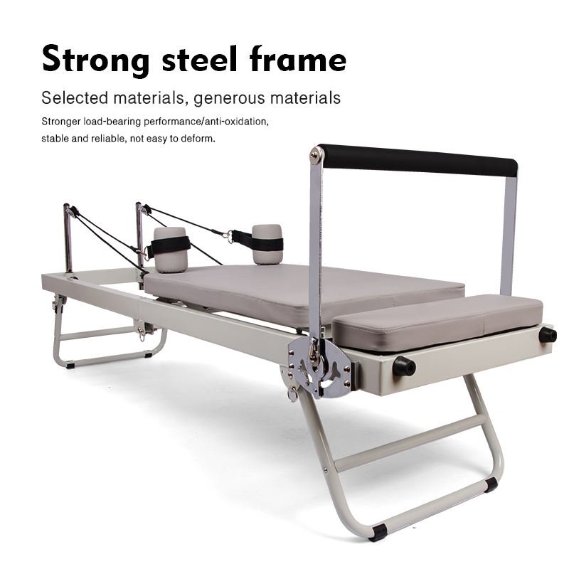 Pilates reformer yoga exercise machine metal frame folding reformer Pilates core bed for yoga exercise