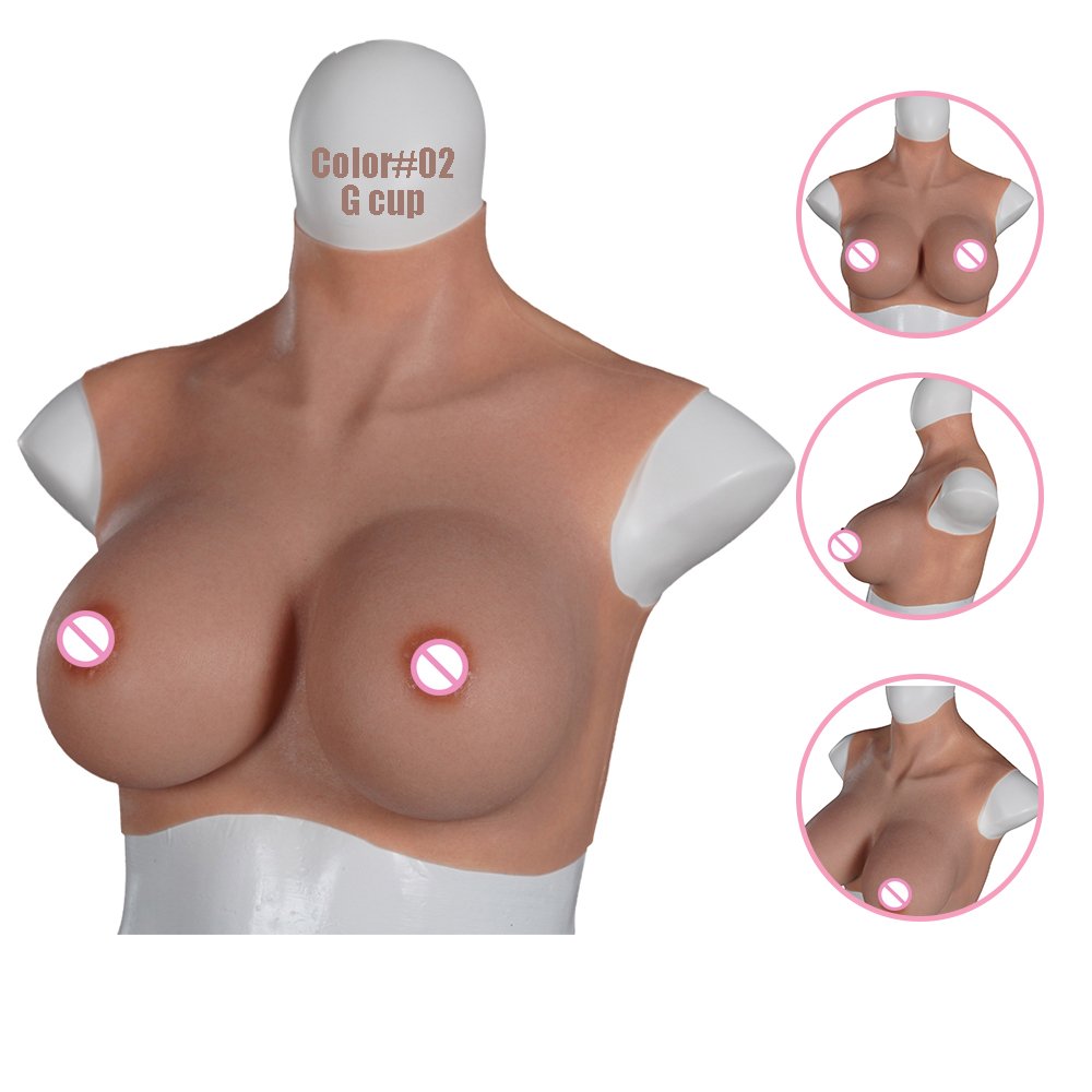 artificial sissy big tits girl realistic silicone breast form gel breastplate make breast crossdresser trans male to female