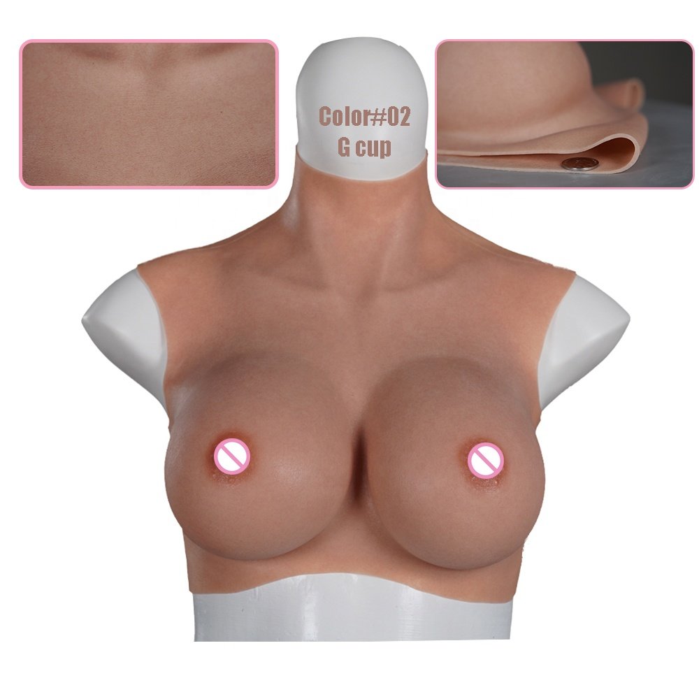 artificial sissy big tits girl realistic silicone breast form gel breastplate make breast crossdresser trans male to female