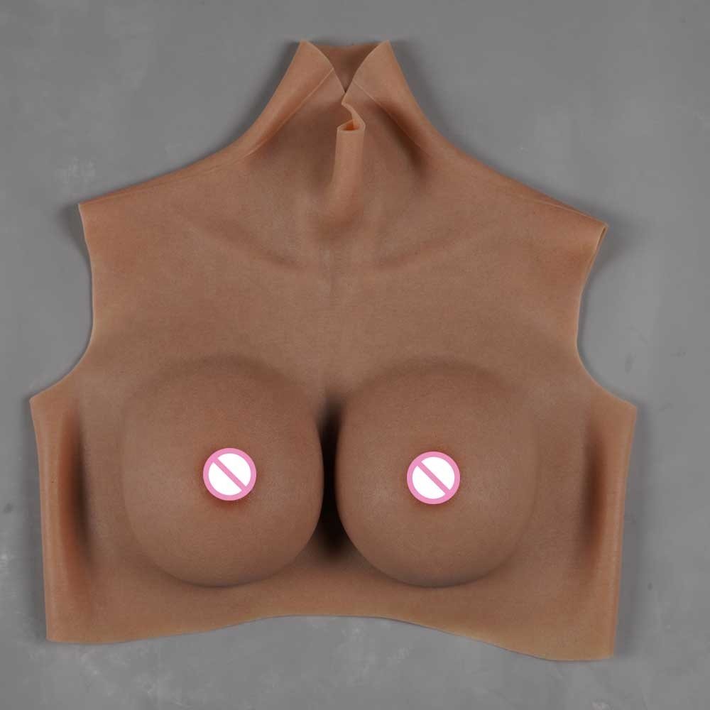 artificial sissy big tits girl realistic silicone breast form gel breastplate make breast crossdresser trans male to female