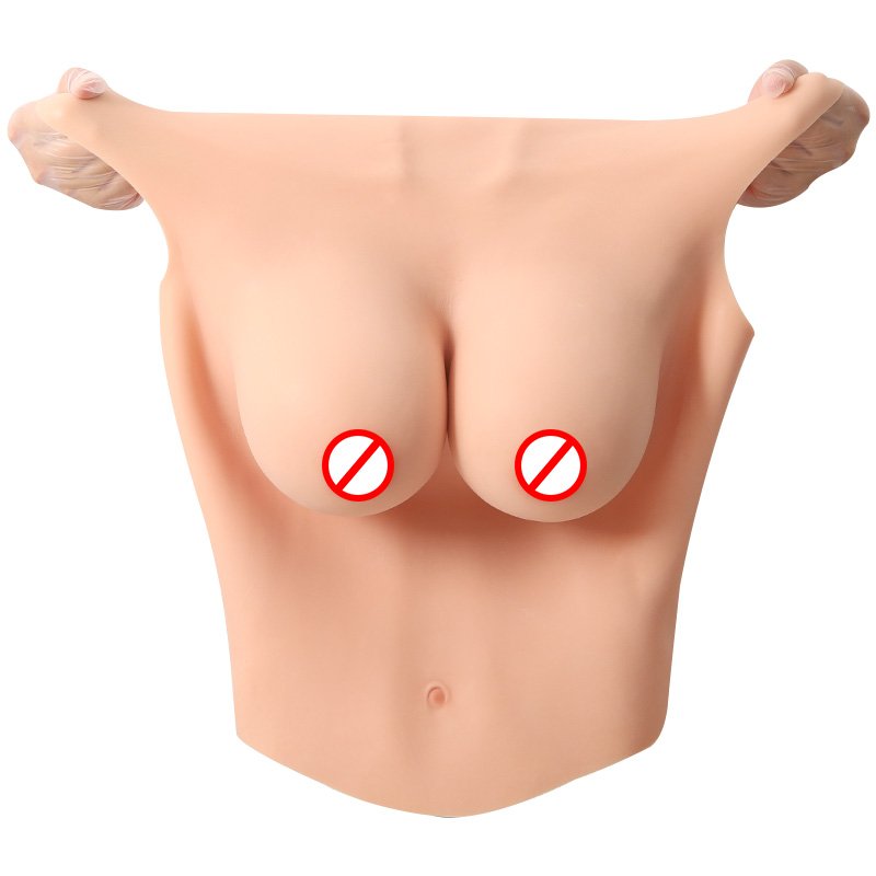 Half body B C D cup Huge Drag Queen Silicone Breast Forms Sexy Fake Big Breasts Silicon Chest Big Tits Boobs False For Cross
