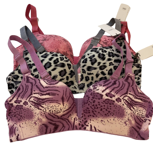 Professional Supplier Smoothing Bras Fashionable Tabby Purple Wireless Bra Push Up Seamless Bra