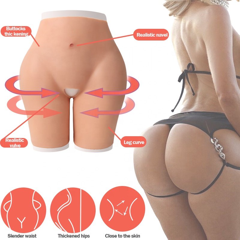 Women's Underwear fesses artificiel silicon padded panties panty Lifter Body Shaper enhancer padd breast form plus size shapers