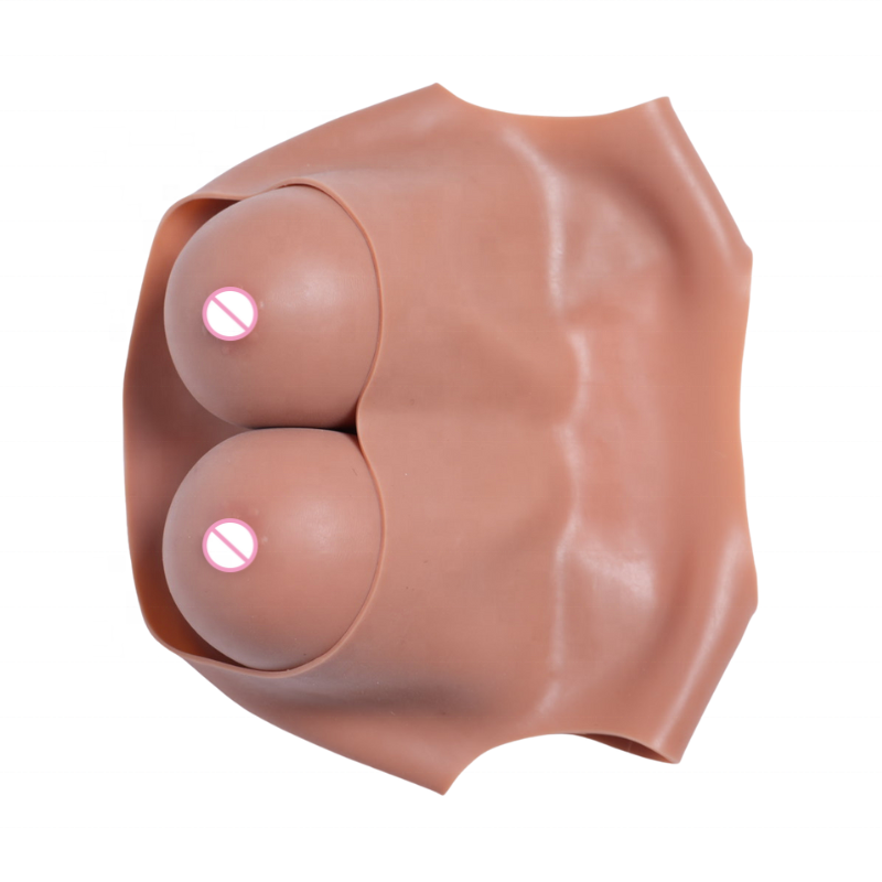 Man to Women Underwear Crossdresser C Cup Nude Color False Boob Silicone Nipples for Breast