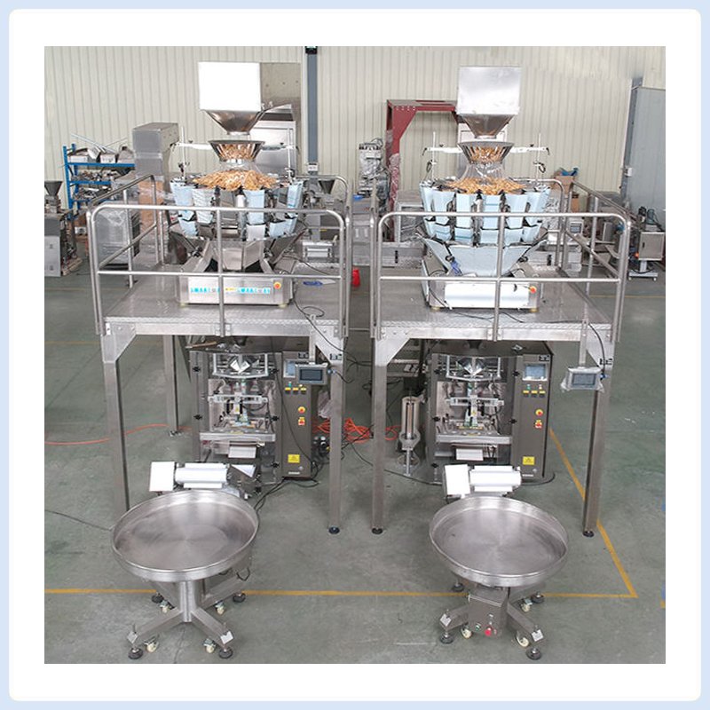 Full Automatic vertical frozen food chicken breast nugget minced meat packaging machine for pillow bag