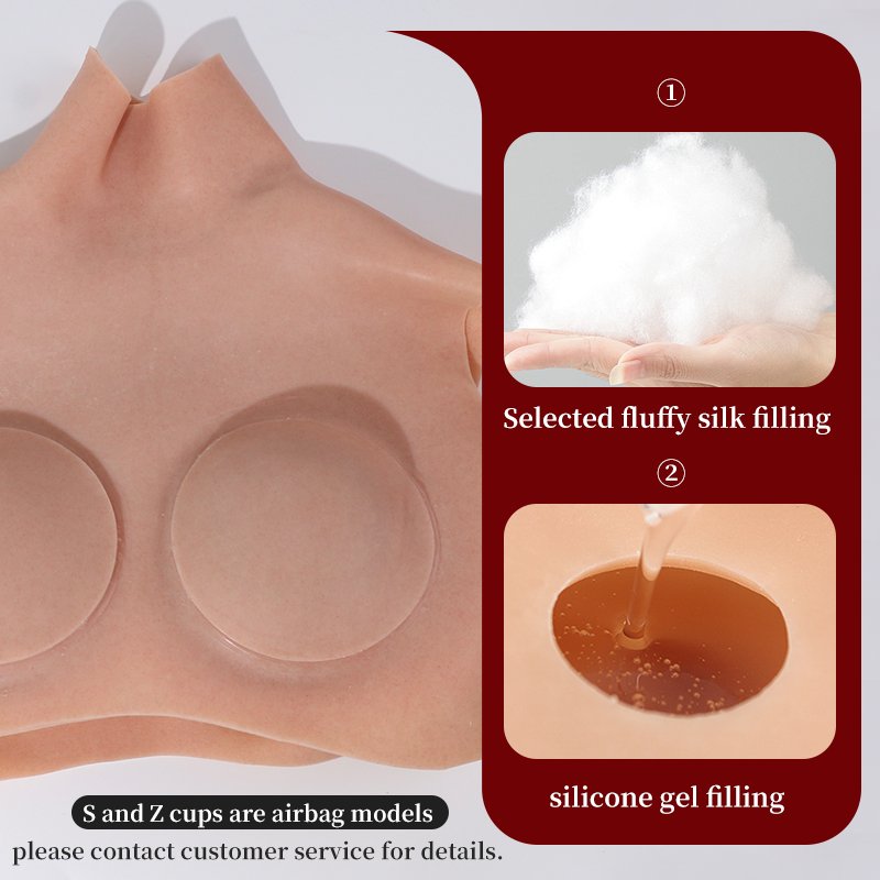 Silicone Breast Forms for Crossdressers Breastplate Crossdresser Silicone boobs Transgender Cosplay Drag Queen