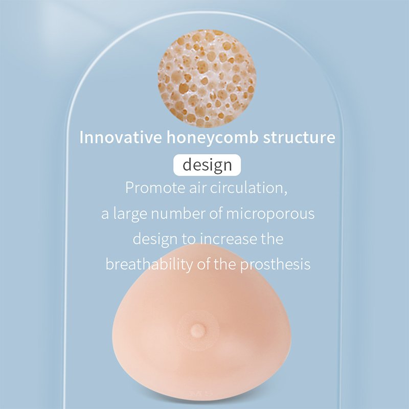 New Arrivals Safe Silicone Breast Form Triangle Mastectomy Prosthesis Bra Pad for Enhancer