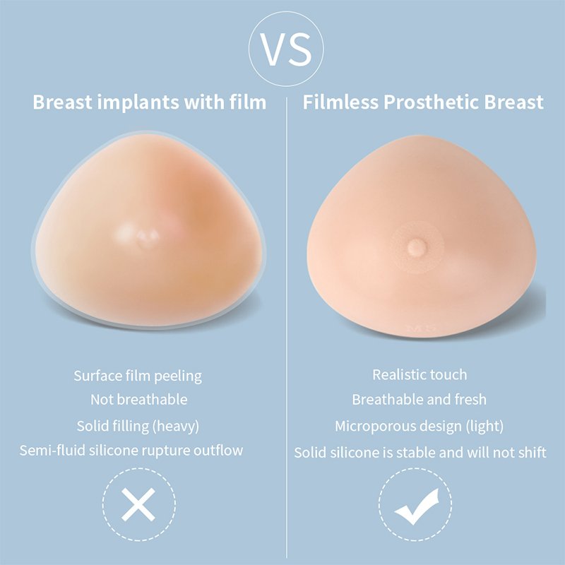 New Arrivals Safe Silicone Breast Form Triangle Mastectomy Prosthesis Bra Pad for Enhancer