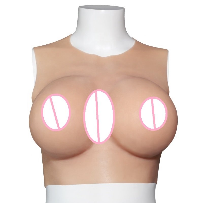 Soft Silicone Artificial D-cup Big Breast Boobs Forms Crossdresser for Female and Women Crossdressing