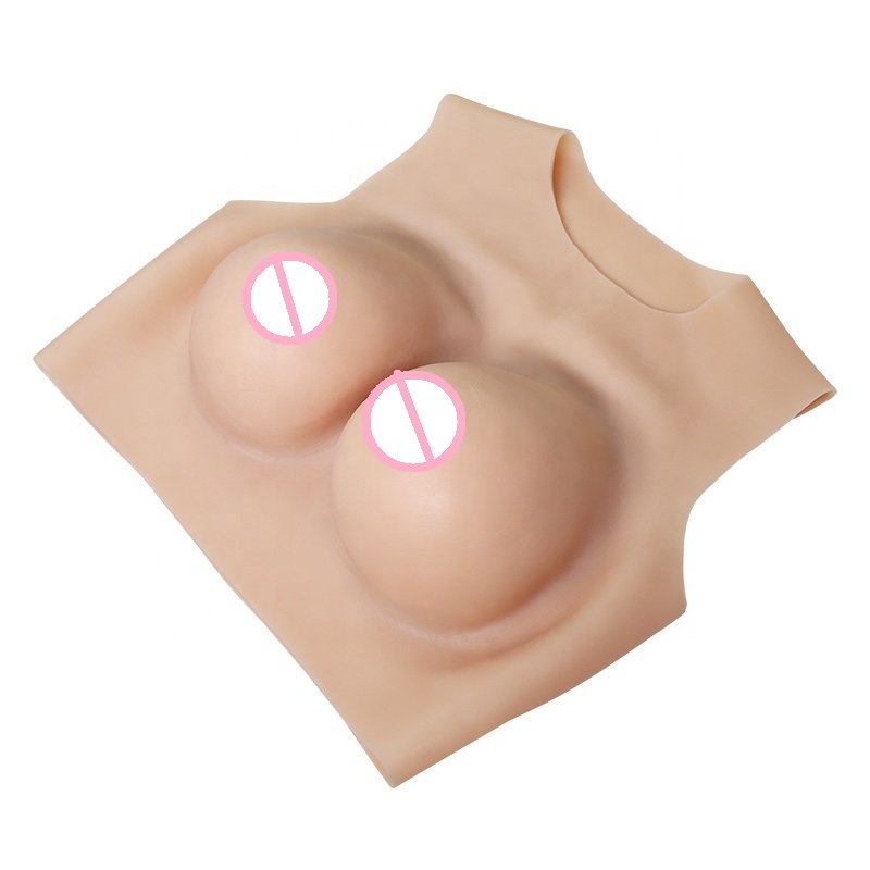 Soft Silicone Artificial D-cup Big Breast Boobs Forms Crossdresser for Female and Women Crossdressing