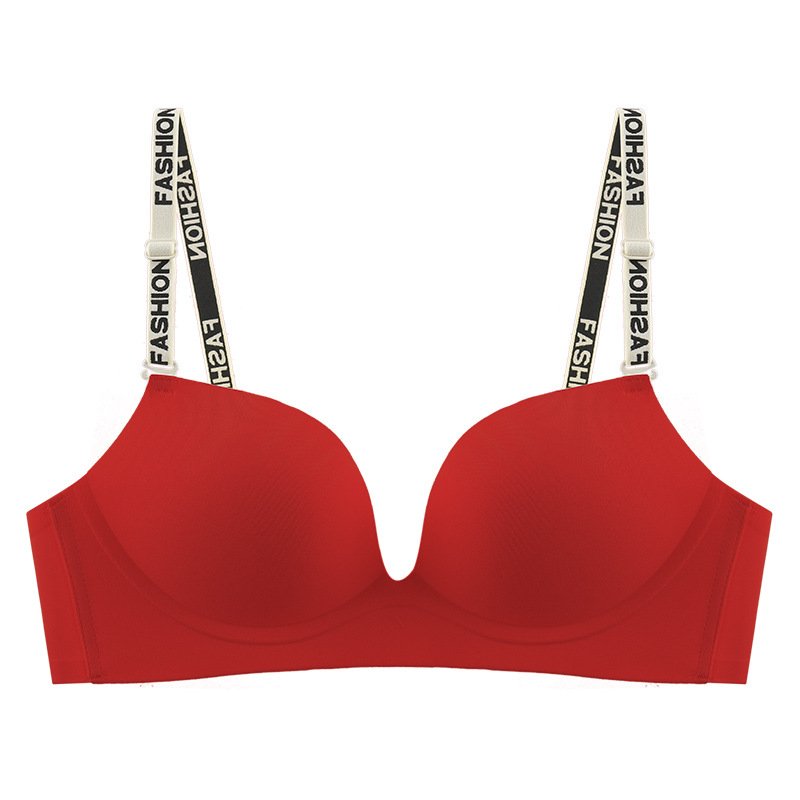 New Sexy Small Breast Push-up Underwear For Women Without Steel Rings Roundness Large Size Anti-sagging Seamless Bra