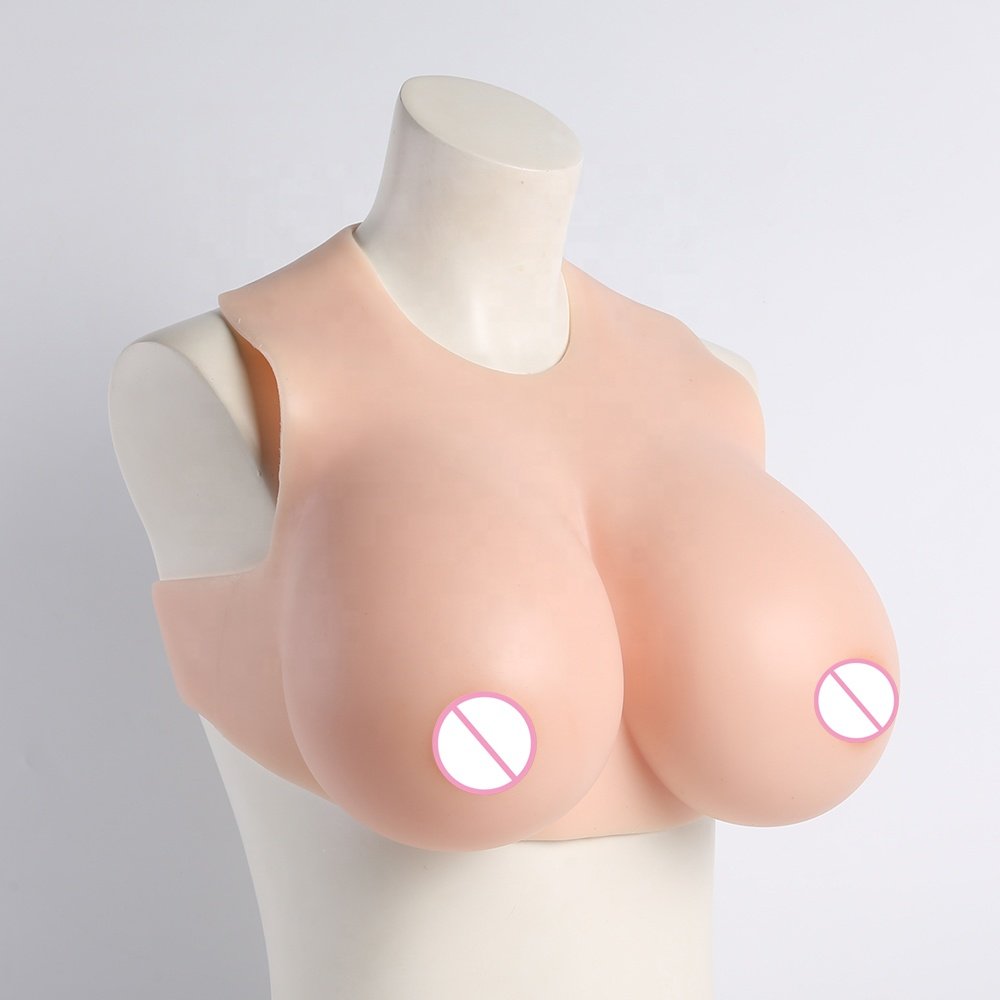 Factory Direct Sell Crossdresser Silicone Breastplates Breast Form for Drag Queen