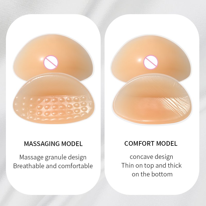 Silicone Prosthesis Breast Forms Realistic Breast Pads Prosthesis for Mastectomy Women