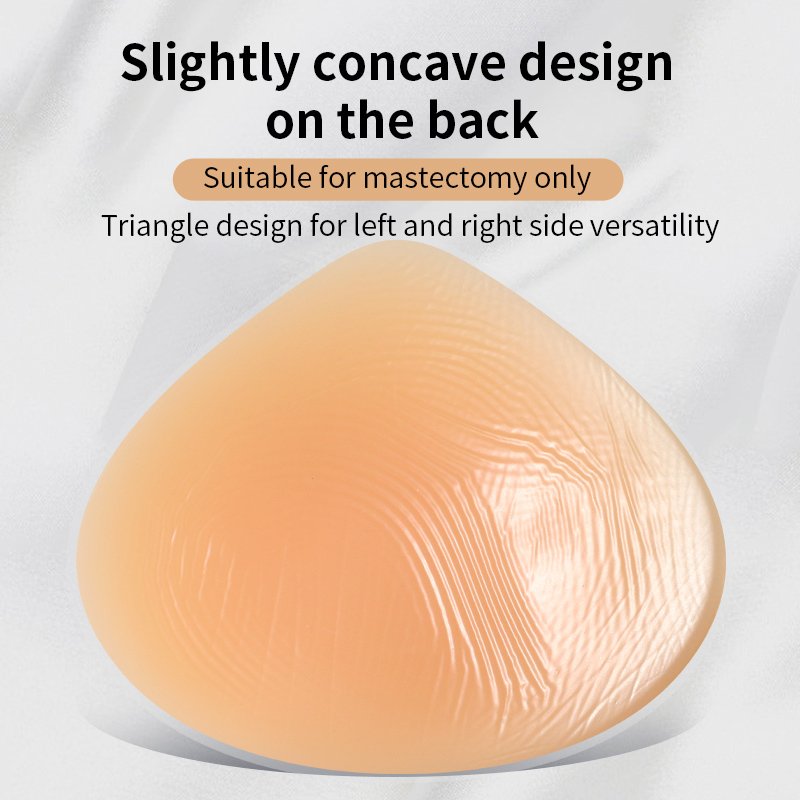 Prosthesis Silicone Breast Form Triangular Shape Model MATR Breast Silicone For Mastectomy Bra Pad