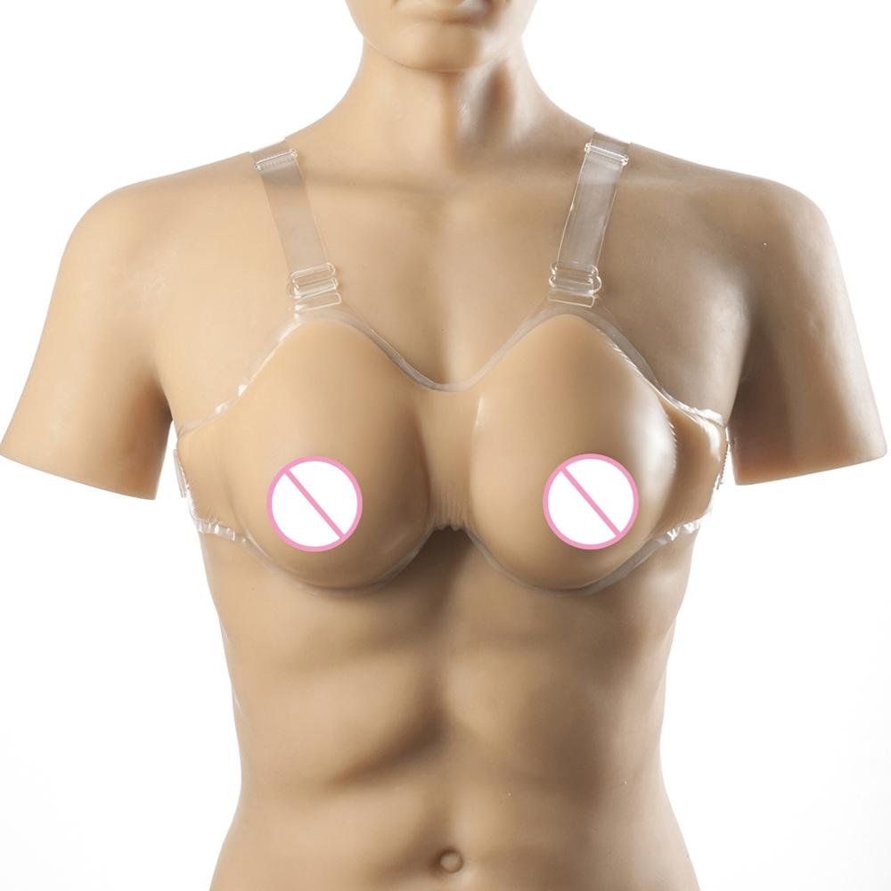 100% Medical Natural Feeling Cosplay Artificial Silicone Breast Forms For Men Silicone breast TFB01