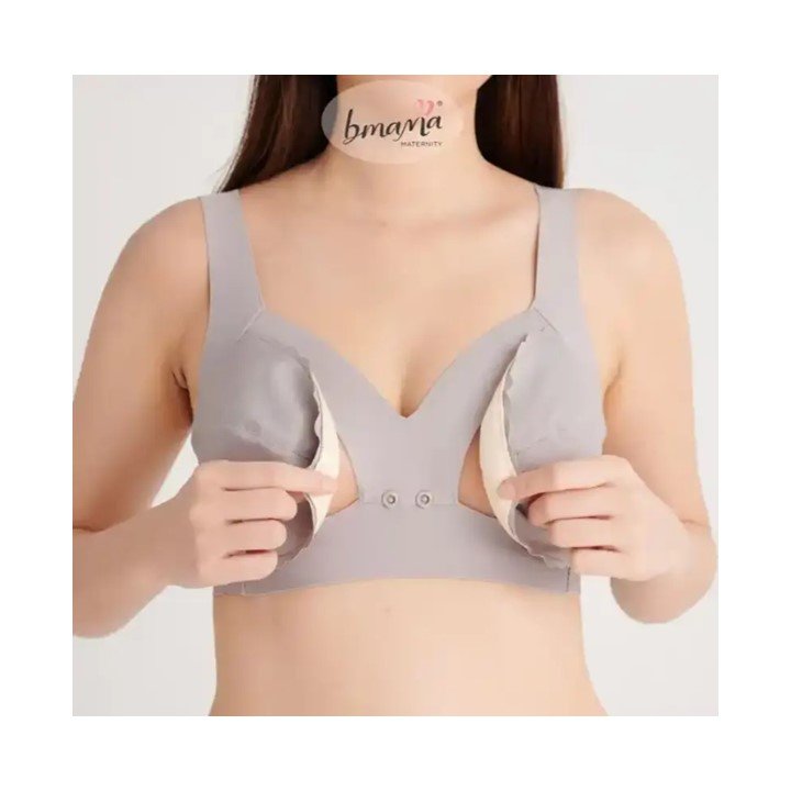 Superior Quality Ladies Workout Maternity Nursing Bra Embroidery Front-Button Open Sexy Adult Size Plain Dyed Techniques