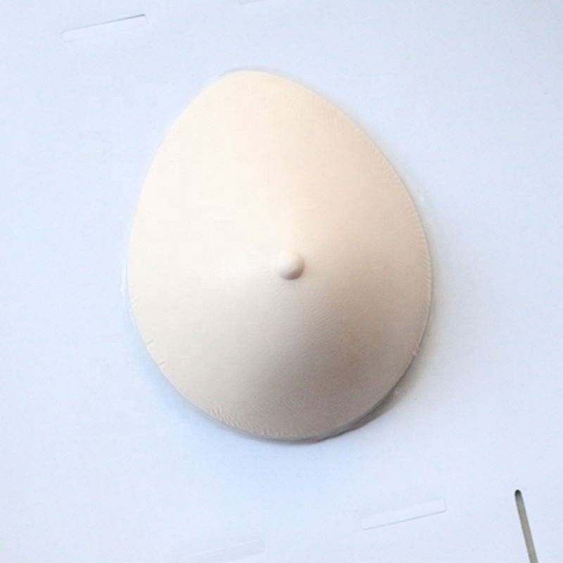 One Piece water drop Lightweight Silicone Breast Forms Breast Prosthesis for Mastectomy Concave Bra Pad