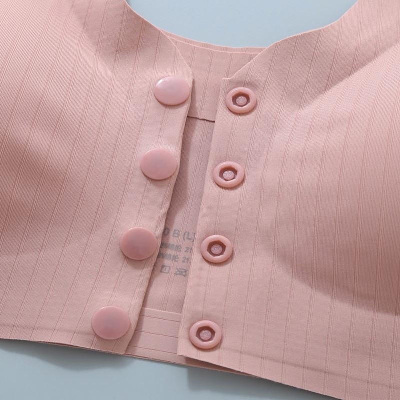 New Design Super Comfortable Wireless Front Closure Mastectomy Bras for Prothesis Women Wear Silicone Breast Forms 100% Cotton
