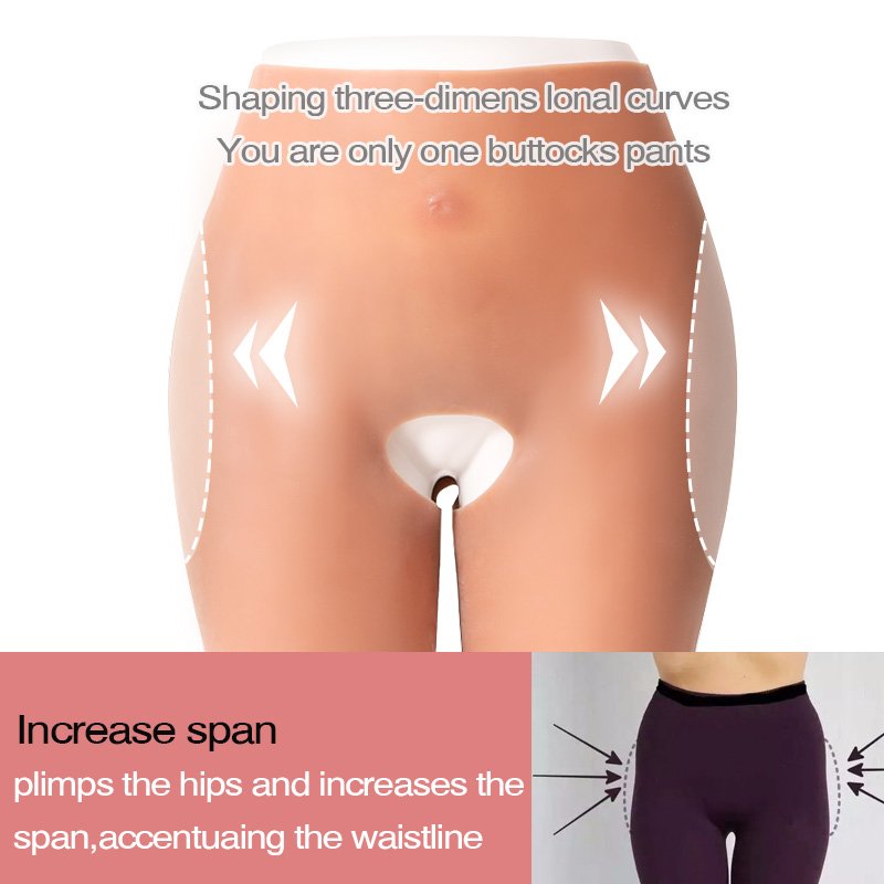 Fake Vagina Panties Hip Buttock Enhancer big ass silicone bum padd panties Shapewear underwear women breast form raises butt