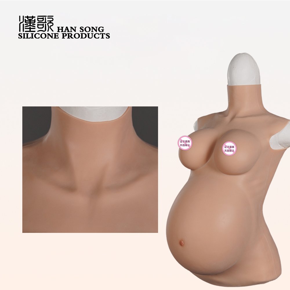 Factory Direct Supply Realistic Boobs Huge Tits Transgender Silicone Sex Bra Silicone Pregnant Belly With Breast Forms