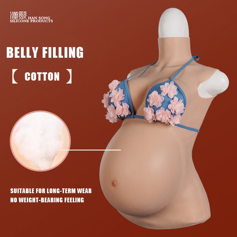Factory Direct Supply Realistic Boobs Huge Tits Transgender Silicone Sex Bra Silicone Pregnant Belly With Breast Forms