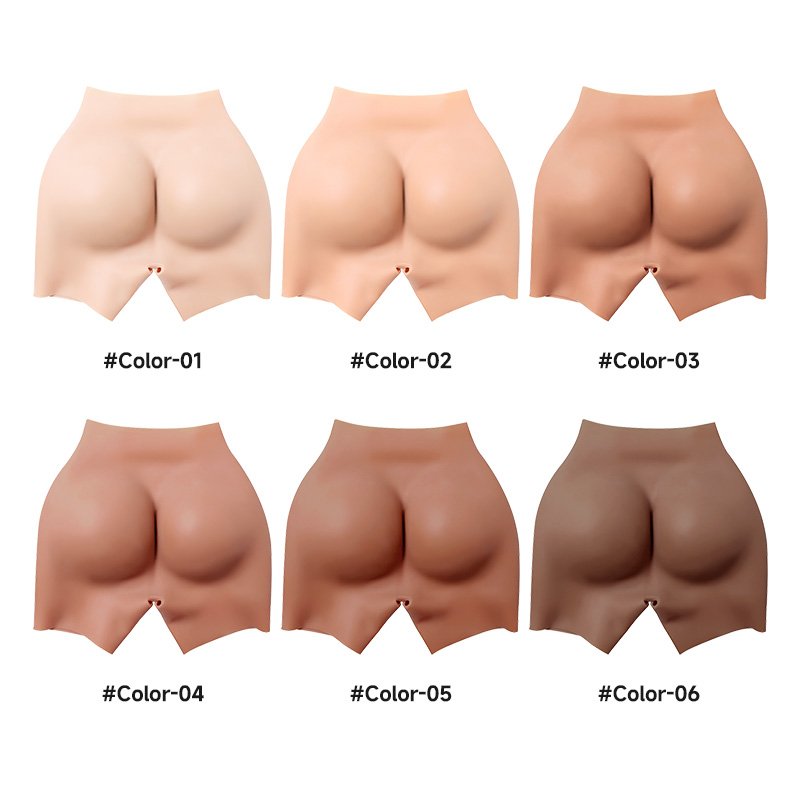 1pc Soldi High Waist Silicone Crotchless Shaping Panties, Tummy Control Compression Panties, Women's Underwear & Shapewear