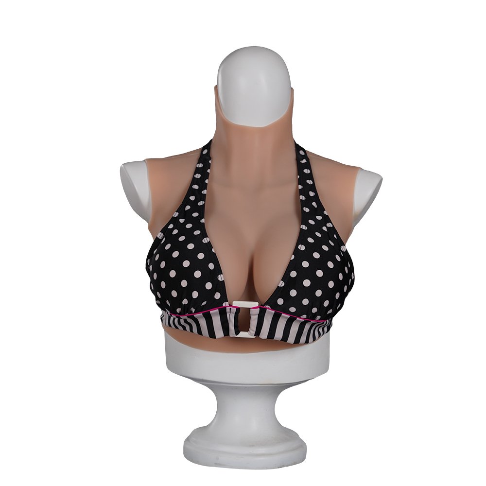 Silicone Breast Forms Short Silicone Fake Boobs for Men Cosplay Drag Queen Transgender