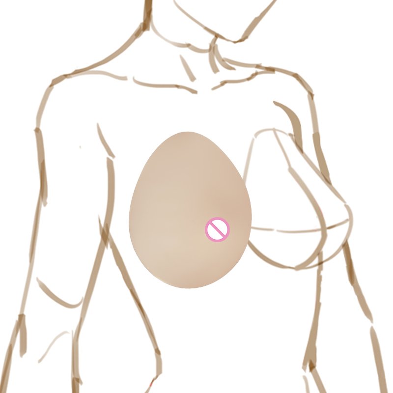 new design waterdrop shape Lightweight Silicone Breast forms Silicone Breast Prosthesis for Mastectomy