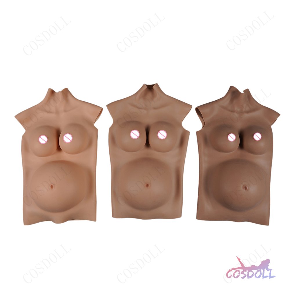 Fourth month pregnant women transvestite breast forms silicone belly shape artificial