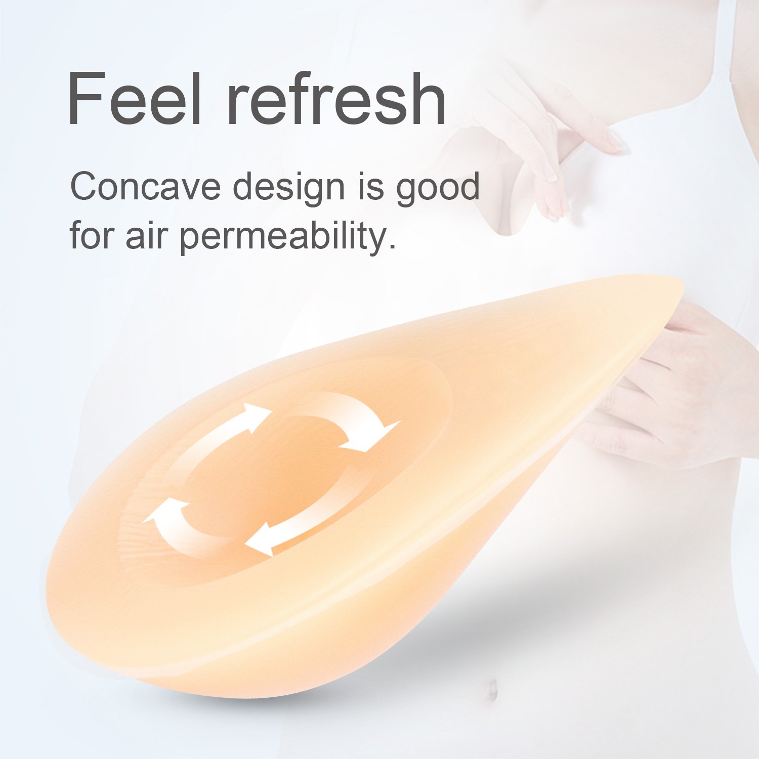 High Quality Artificial Prosthesis Tear Drop Silicone Breast Forms for Mastectomy Women