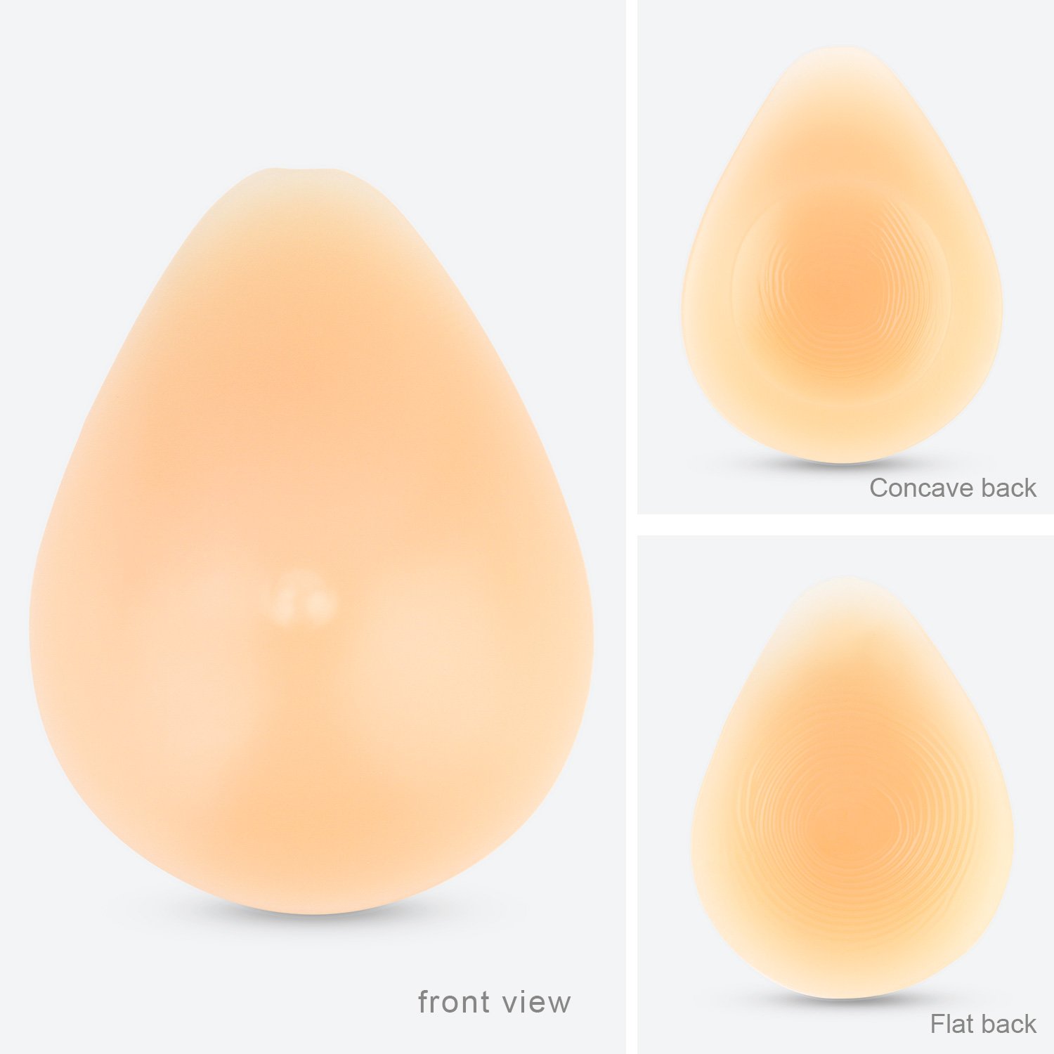 High Quality Artificial Prosthesis Tear Drop Silicone Breast Forms for Mastectomy Women