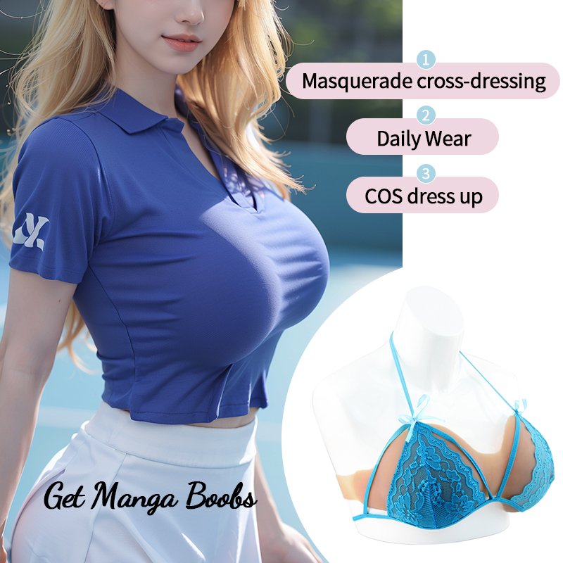 ONEFENG Invisible Skinless Silicone Breast Forms for Small Chest Woman Soft Touch Crossdresser False Breast Comfortable