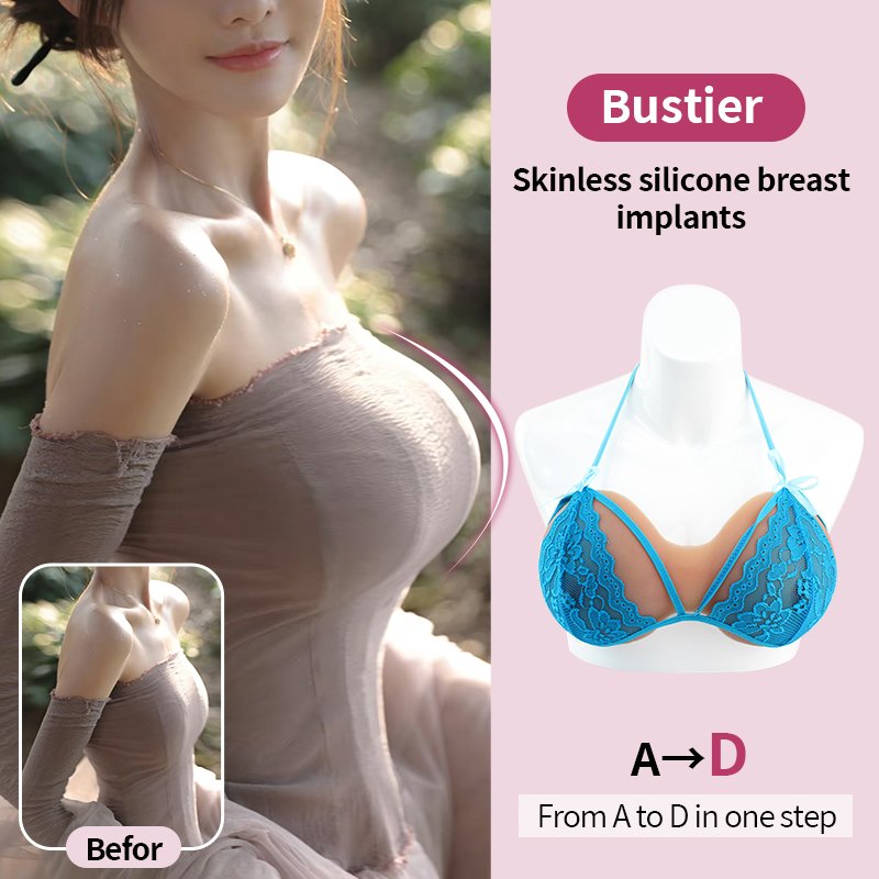 ONEFENG Invisible Skinless Silicone Breast Forms for Small Chest Woman Soft Touch Crossdresser False Breast Comfortable