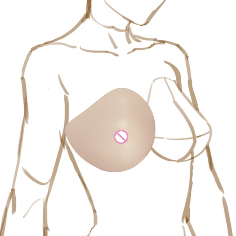 Light spiral Shape Mastectomy Fake boobs Enhancer Silicone Breast form Prosthesis Bra Insert for shemale women