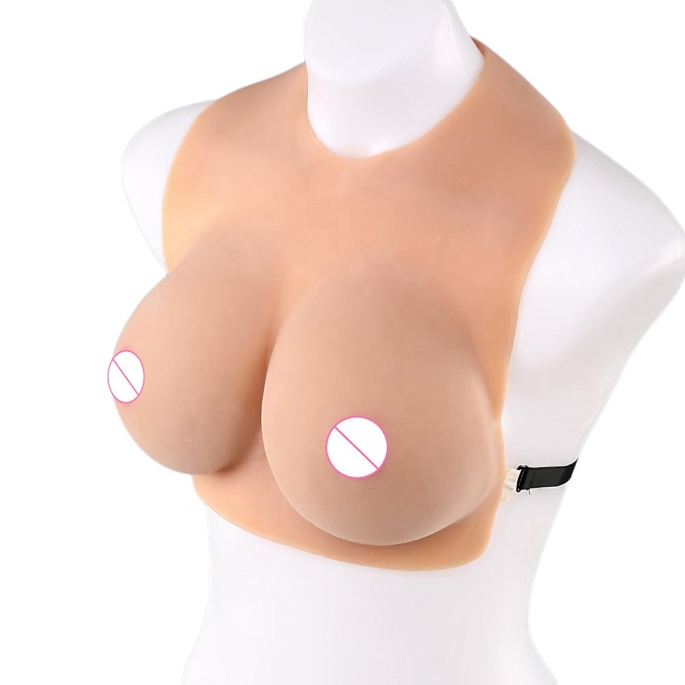 E Cup Realistic Crossdresser Silicone Artificial Breast For Man And Woman, The Most Real Wearable Silicone Breast