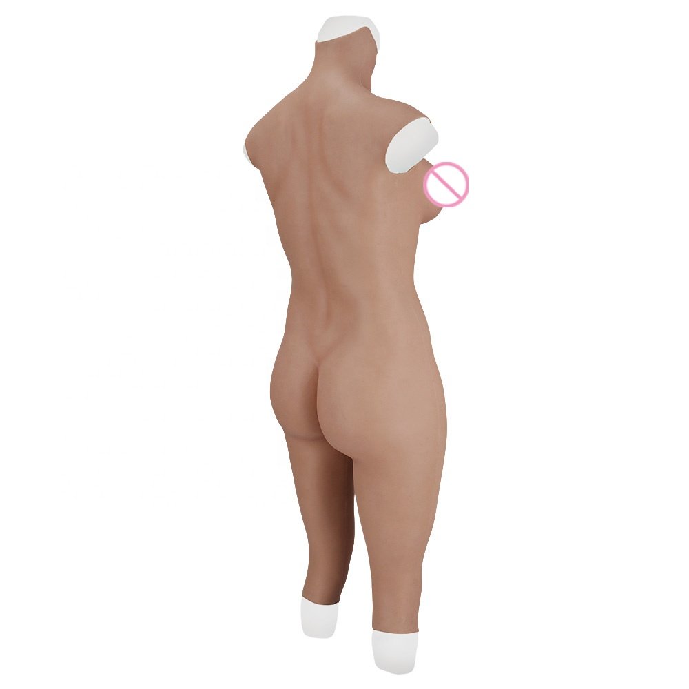 E Cup Shemale Crossdresser Silicone Breast Forms Artificial Silicone Bodysuit and Arms Female to Male