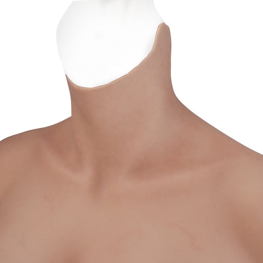 E Cup Shemale Crossdresser Silicone Breast Forms Artificial Silicone Bodysuit and Arms Female to Male