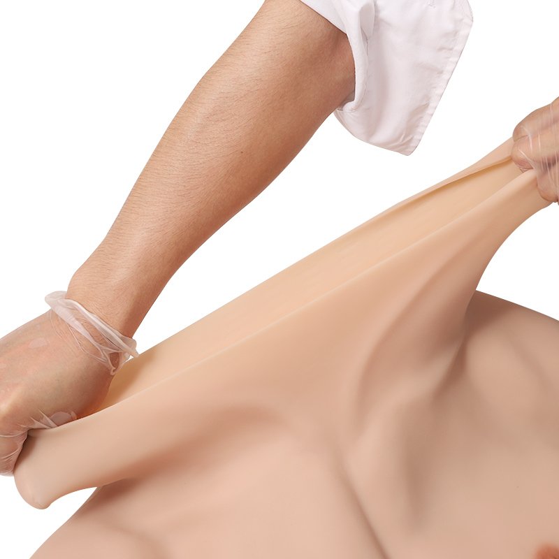 price Upgraded Silicone muscle Artificial Abdominal Muscles Vest Suit Including Silicone Arm Muscle Suit for Masquerade