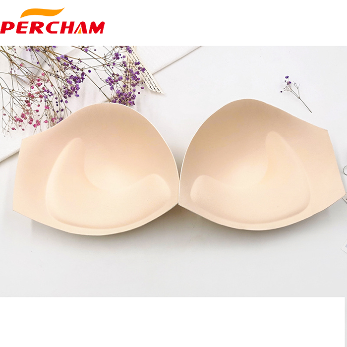 Thickening massage knit underwear Bikini swimsuit sports bra foam cup breast pad
