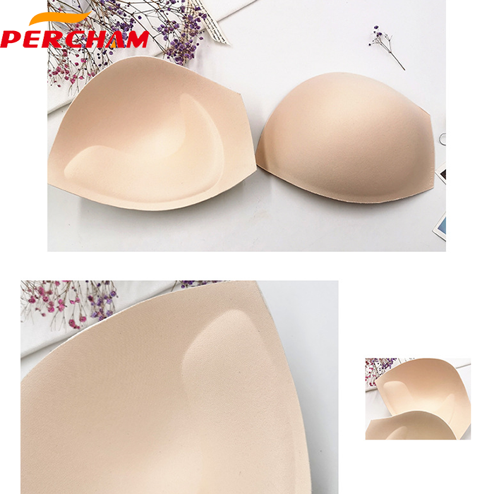 Thickening massage knit underwear Bikini swimsuit sports bra foam cup breast pad