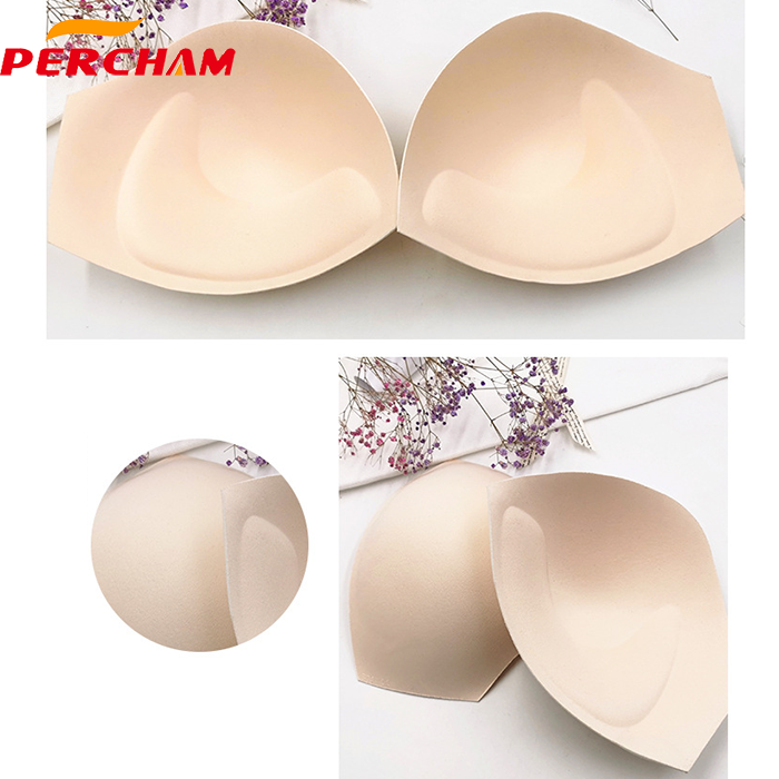 Thickening massage knit underwear Bikini swimsuit sports bra foam cup breast pad