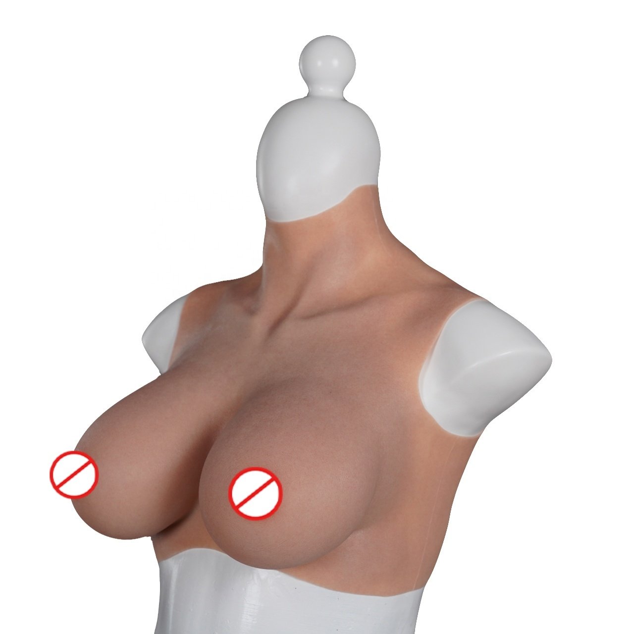 2024 Wholesale Hot Sale B C D E G H Cup Artificial Crossdress Silicone Breast Boobs Forms For Man Drag Queen