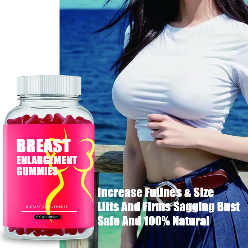 100% Natural Breast Enlargement Gummies For Women To Increase Fullnes & Size Lifts And Firms Sagging Bust Safe