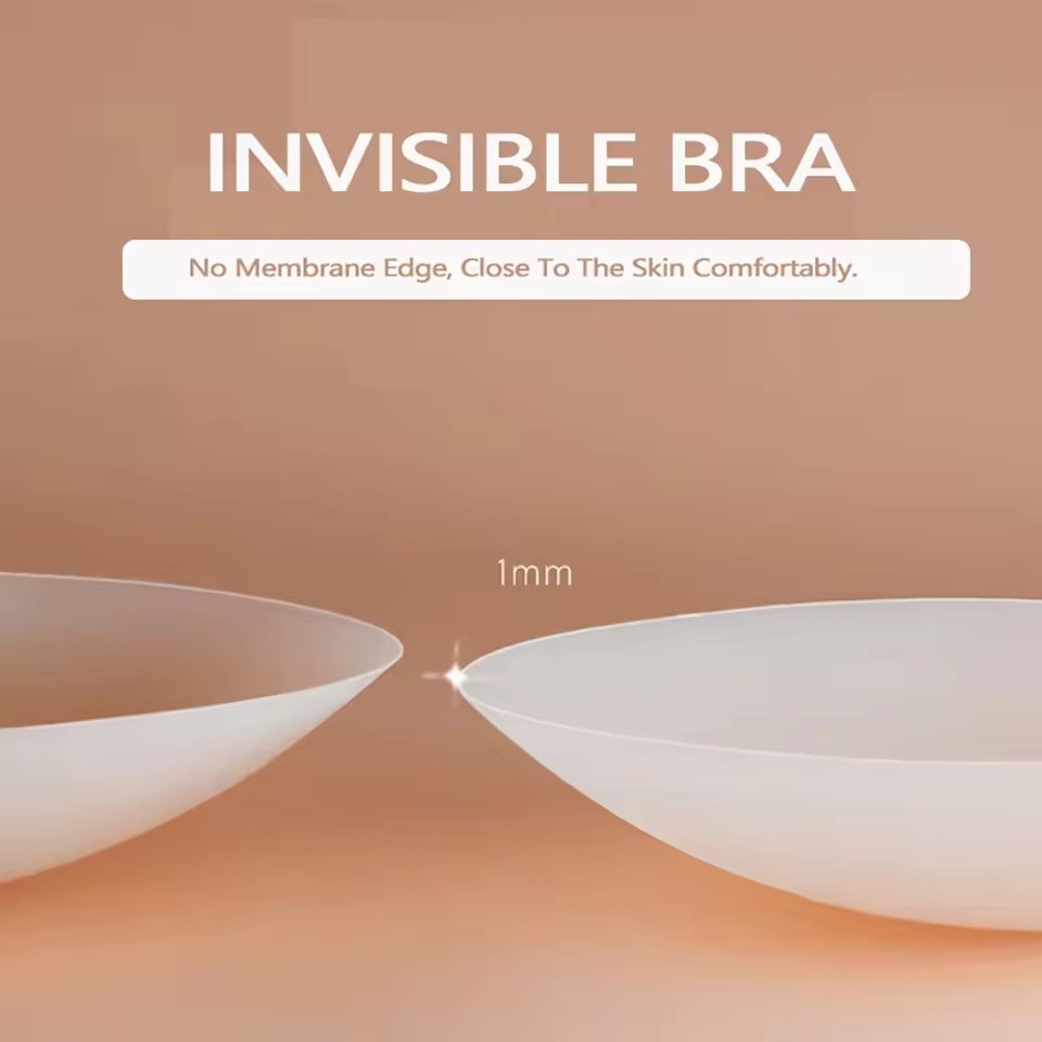 Spot/Custom Invisible Silicone Breathable Breast Patch Self-Adhesive Breast Cover Invisible Breast Patch Reusable