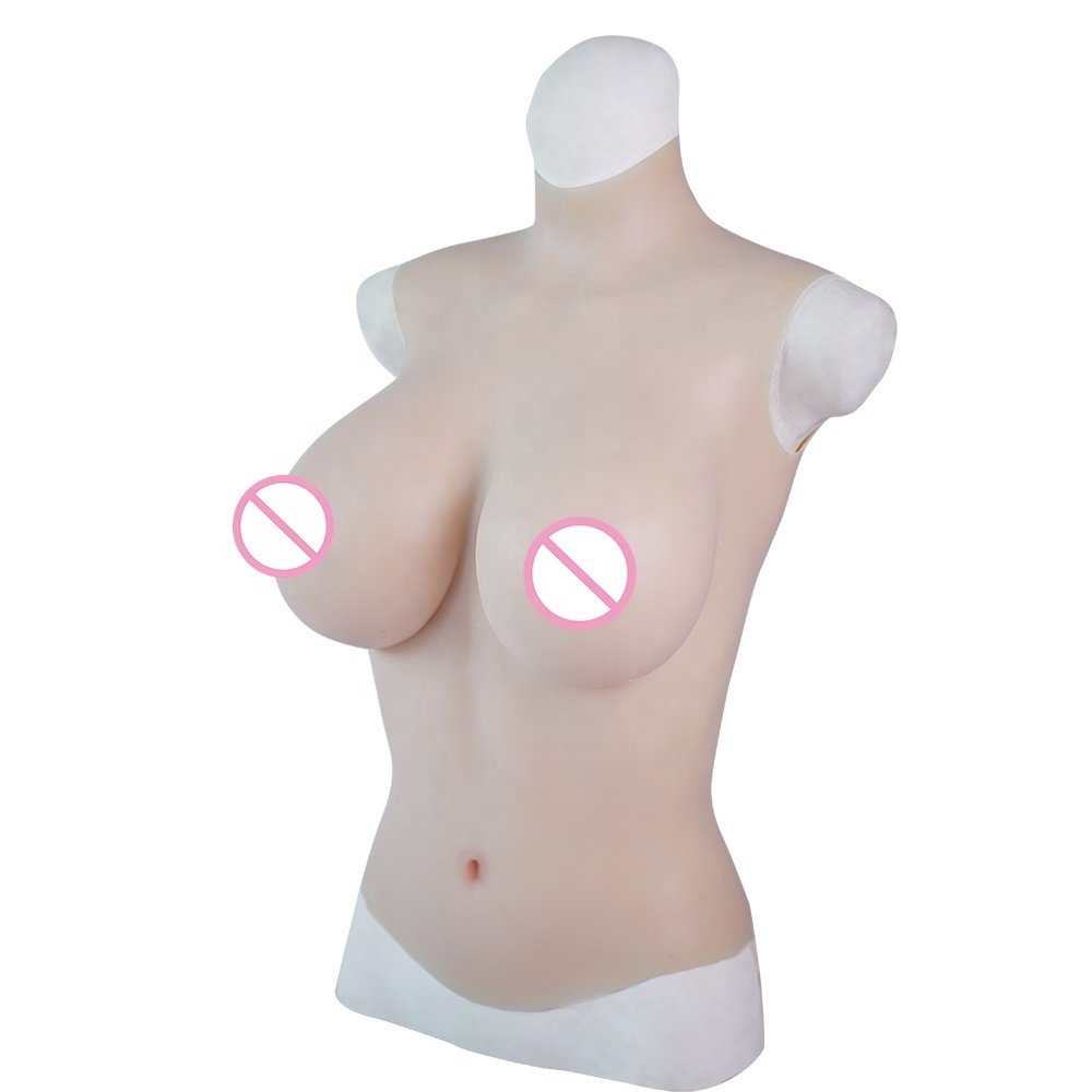 G Cup Half Body Trandsgender Tits wearable breast silicone breast forms Boobs for men Crossdresser withBreast Form