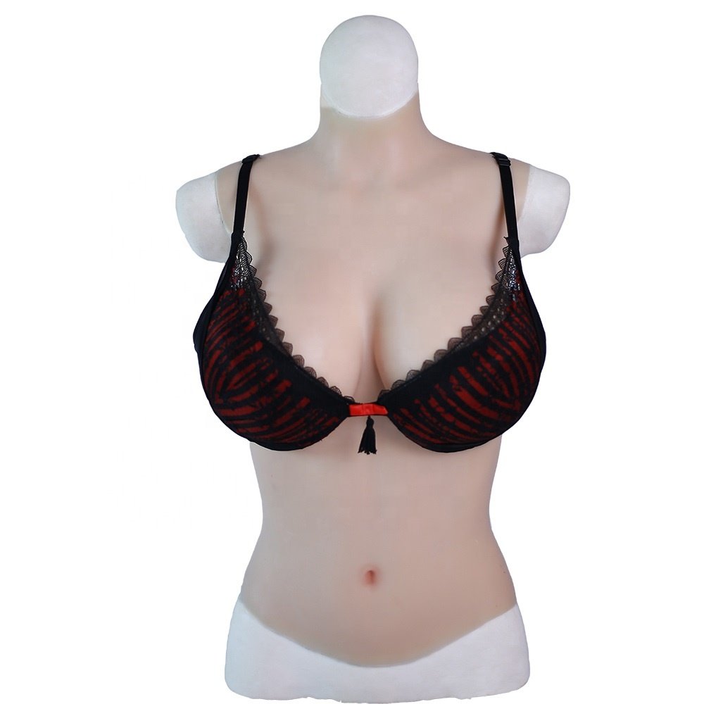 G Cup Half Body Trandsgender Tits wearable breast silicone breast forms Boobs for men Crossdresser withBreast Form