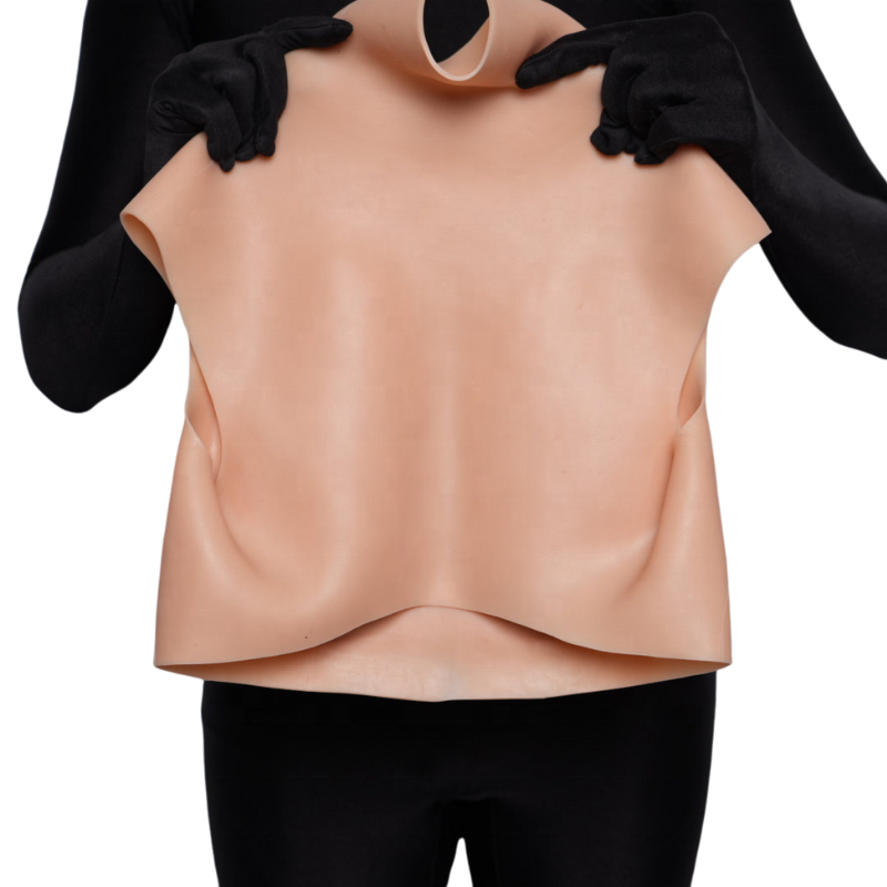 Make silicone breast prosthesis crossdress transvestite silicone artificial breast forms for drag queen (H CUP)