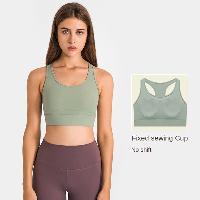 High-Strength Sports Underwear Easy to Wear Anti-Shock Anti-Sagging Breast Bra Training Fitness Running Vest